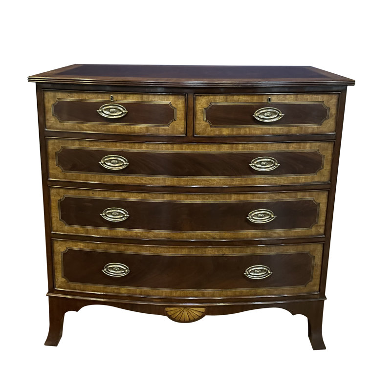 English Bow front Accent Chest