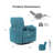 Spinelli Chenille Power Swivel Glider Recliner-1006726742