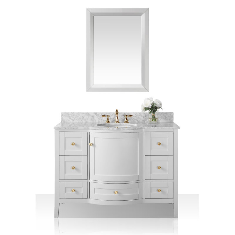 Lauren 48'' W Single Vanity, Gold