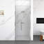 Porte de douche pivotante semi-sans cadre-127317934