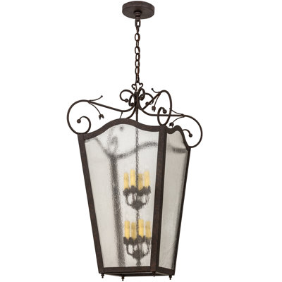 Lustre géométrique à 8 lumières Tessa
