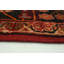 Tapis de couloir en Tapis décoratif laine rouge noué à la main des années 1980 5 pi 5 po x 10 pi 11 po