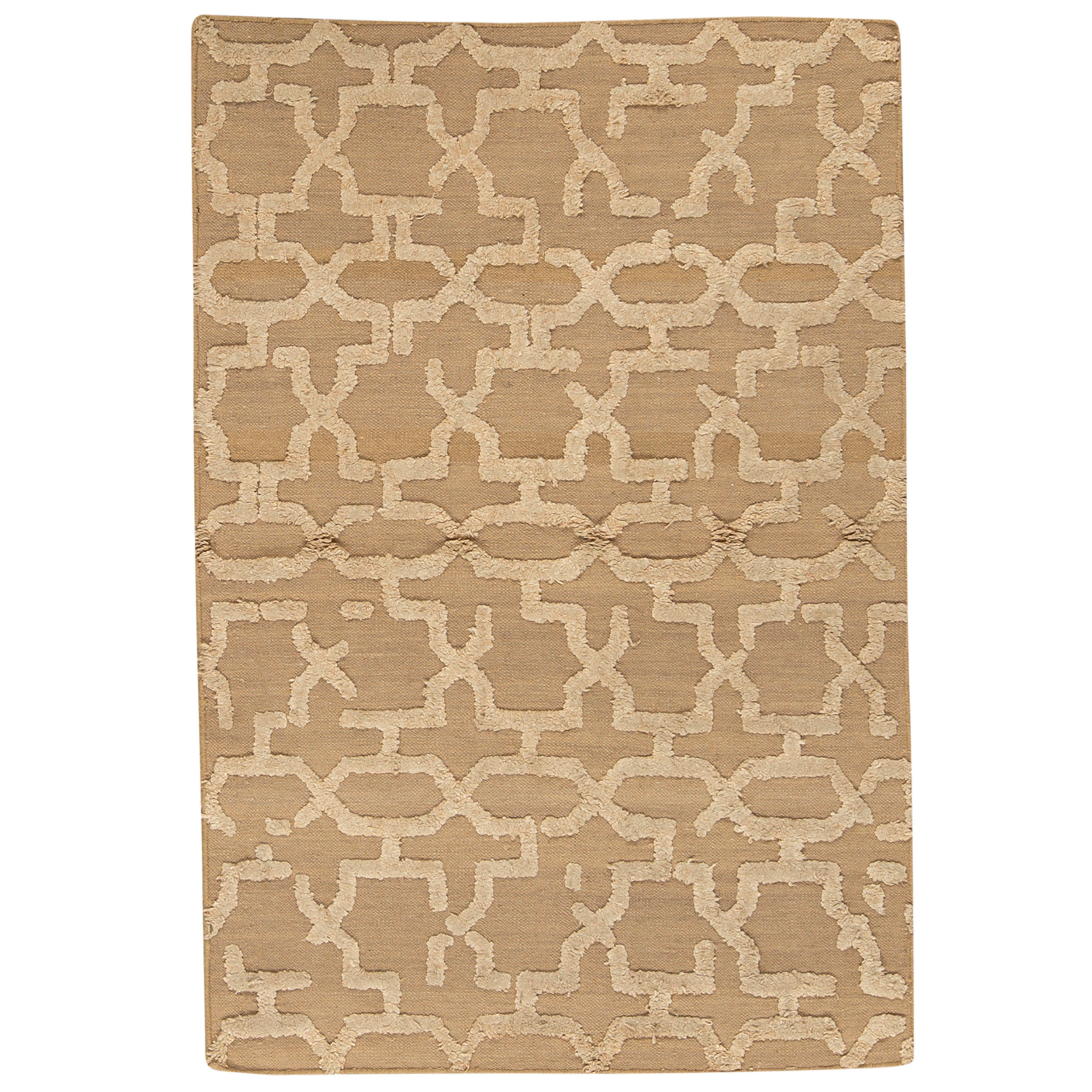 Bokara Rug Co., Inc. High-Quality Hand-Knotted Silver And Ivory Area ...