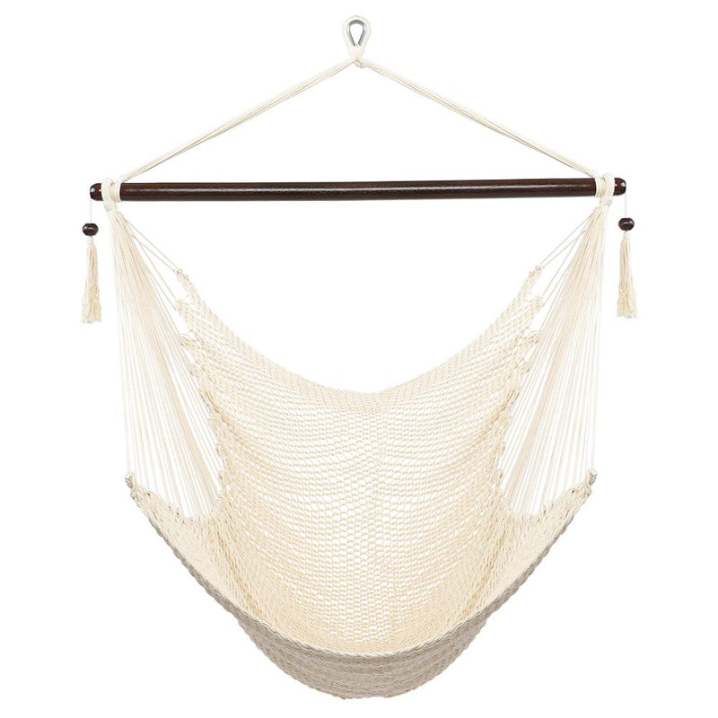 Chaise hamac en polyester Scarborough, Beige
