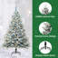 Artificial Pre-lit Christmas Tree with Ball Set-1130164424-1130164418