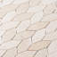 Channing 1-in. x 2.5-in. Elongated Hex Marble Look Polished Natural Stone Wall & Floor Mosaic Tile-50210663