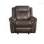 Fauteuil inclinable Lydia, cuir brun Aire