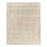 Floral Area Rug in Gray