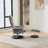 Ergonomic Recliner Chair with Ottoman, Modern 360° Swivel Lounge Chair with Footstool, Chenille Fabric, 5 Point Vibration Massage, Seat Heating & 140° Adjustable Backrest for Home or Office-519795156-519795160