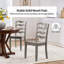 Chaise d'appoint de style campagnard en bois massif 36 po-493332850-493332848