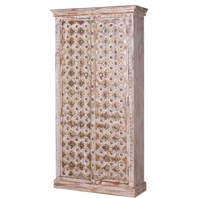 Elspeth 2 Door Solid Wood Wardrobe