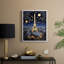 Paysages de la série Cccx - reproduction encadrée de qualité supérieure - prête à être accrochée - aucun clou requis-9539596-9539633