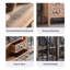 Vitrines en bois massif Burlywood