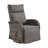 Serita Outdoor All-Weather PE Wicker Adjustable Reclining Lounge Chair With Cushions, Swivel Recliner Chair-421277244-421277245