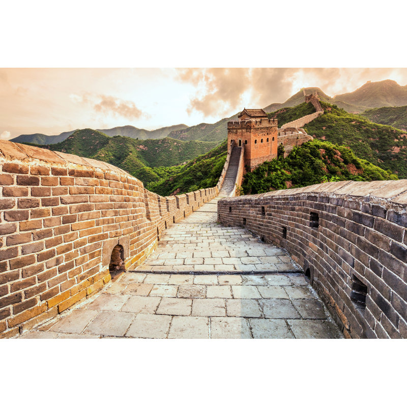 «Great Wall of China» par Judifeng - photographie sur toile tendue, H 24 po x l 36 po