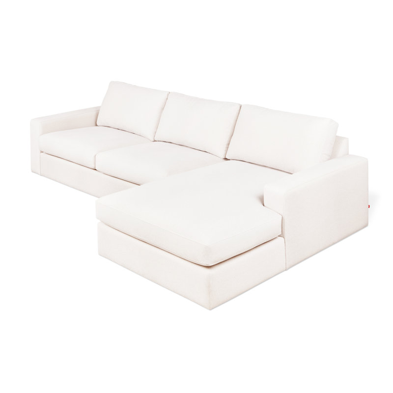 Canapé modulaire Ashdale, Crème, crème, Orienté à droite