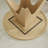Round Dining Table for 4-6 People,Modern Kitchen Table with Inverted V Wooden Base, Stylish Design 47'' Dining Table for Kitchen, Dining Room, Living Room-1605920948