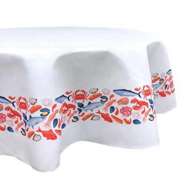 Hetzel Geometric Round Tablecloth