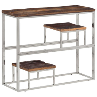 Petina 90cm Solid Wood Top Console Table