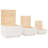  Storage Box Set Of 3 Solid Pine Wood Large, Medium, Small-659869907
