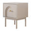Bedside table LIBERTY nightstand with gold handle-902915112