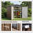 6ft. W x 4ft. D Metal Storage Shed with Metal Base Frame Kit