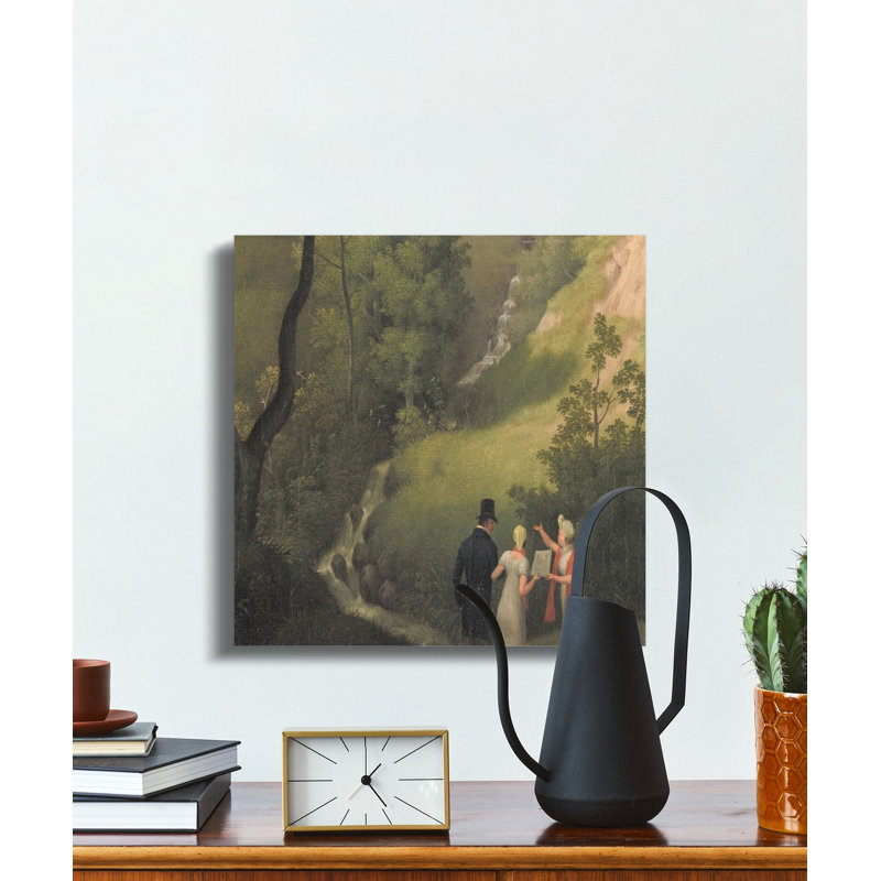 Maez 1 Piece Wrapped Canvas Wall Art Set, 6x6