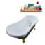 61'' x 27.6'' Freestanding Soaking Acrylic Bathtub-76707064-76707069