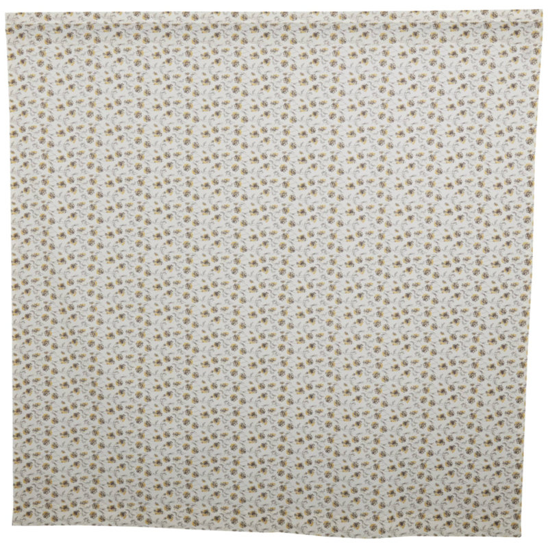 Rideau de douche 100% coton à carreaux Micquel