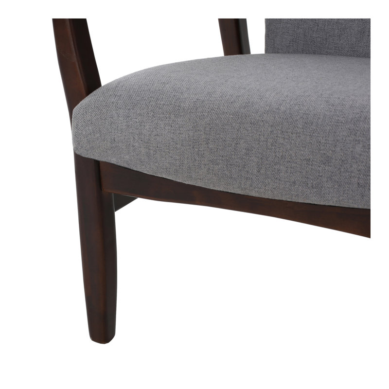 Chaise avec accoudoirs, Gris