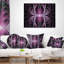 Coussin lombaire en verre teinté fractal Abstract