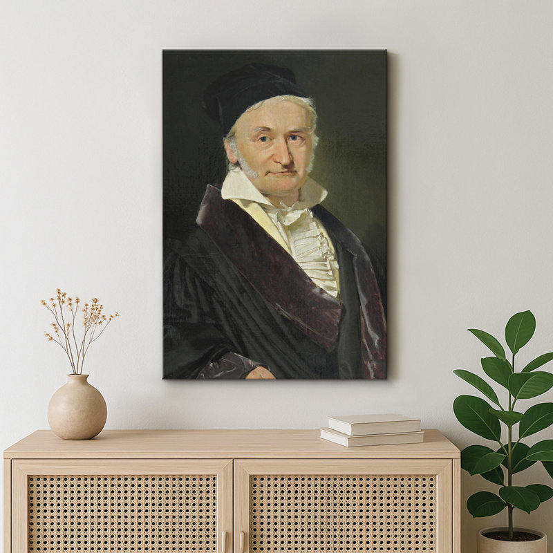 Distingué Elder Gentleman Portrait, H 48 po x l 32 po x P 1,5 po, Toile tendue