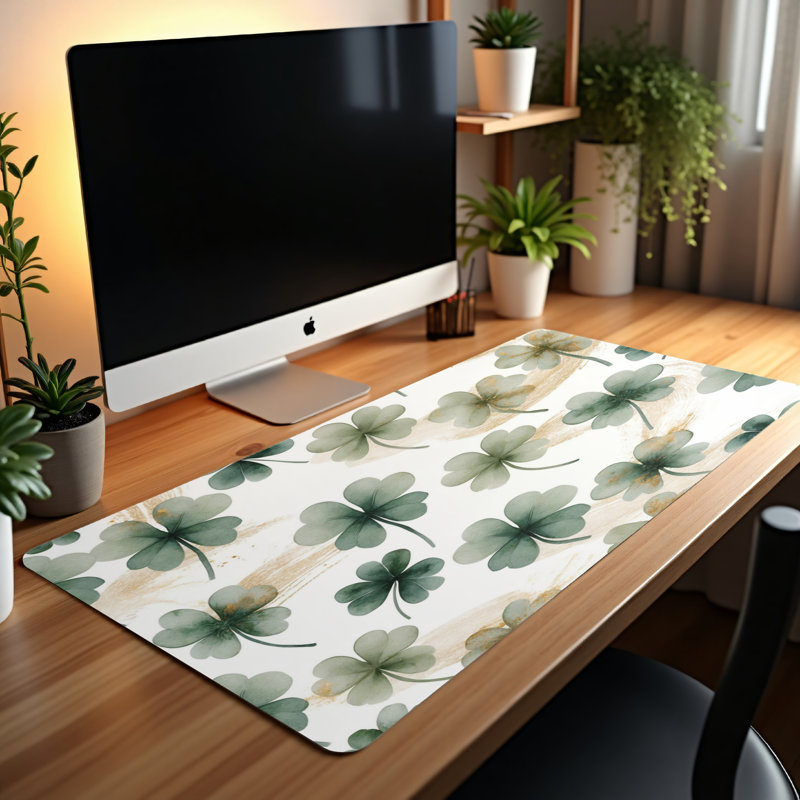 Polyester Desk Pad, 14.4x12.1