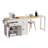  74.5" Kitchen Island with Extendable Table, Rolling Cart with Spice Rack, Storage Cabinet, Grey-1113613931