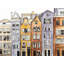 Amsterdam Houses Hotel Print On Canvas