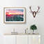 Sunset over New York City - Picture Frame Painting Print-56705805-56705809