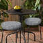 Decorative Indoor Outdoor Waterproof Round Cushion Cover, Patio Bar Stool UV Resistant Seat Cover-94746579