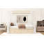 Lit à baldaquin en bois avec tiroirs de rangement, très grand, naturel-491462039-491462034