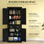 Garde-manger avec portes et tablettes, garde-manger, garde-manger autoportant