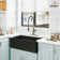 Robinet de cuisine rétractable avec fonction d'induction infrarouge et plaque de pont