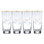 Holiday Gold 4-Piece Glassware Set