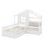 Lit simple avec canapé et tablette-1155341437