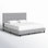 Lit plateforme tapissier Anding