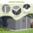 Metal Storage Shed Foundation Kit Included
