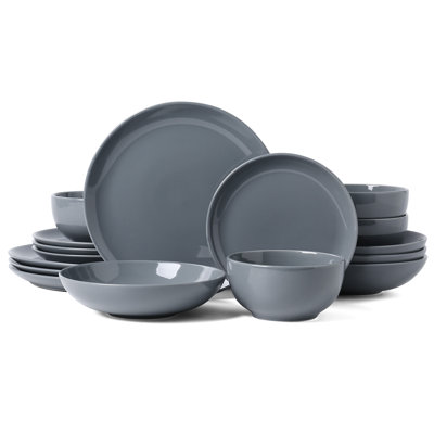 Pure 16 Piece Stoneware Dinnerware Set - Service For 4
