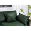 Canapé d'angle modulaire surdimensionné Cloud Couch de 190 cm de largeur, canapé True Relax Comfort avec assise large et profonde, ensemble de meubles de salon, tissu gaufré, 2 places