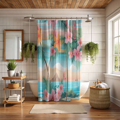 Land - Rideau de douche Premium