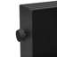 Console brillante en noir avec finition stable et tiroirs fonctionnels-1897765922