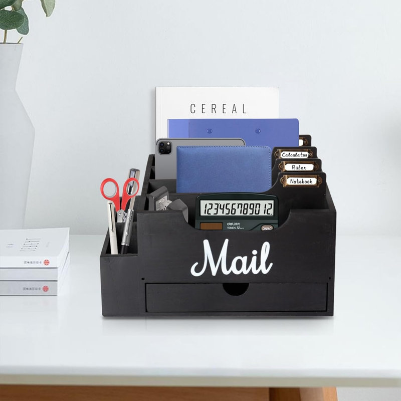 Manufactured Wood Desk Organiser