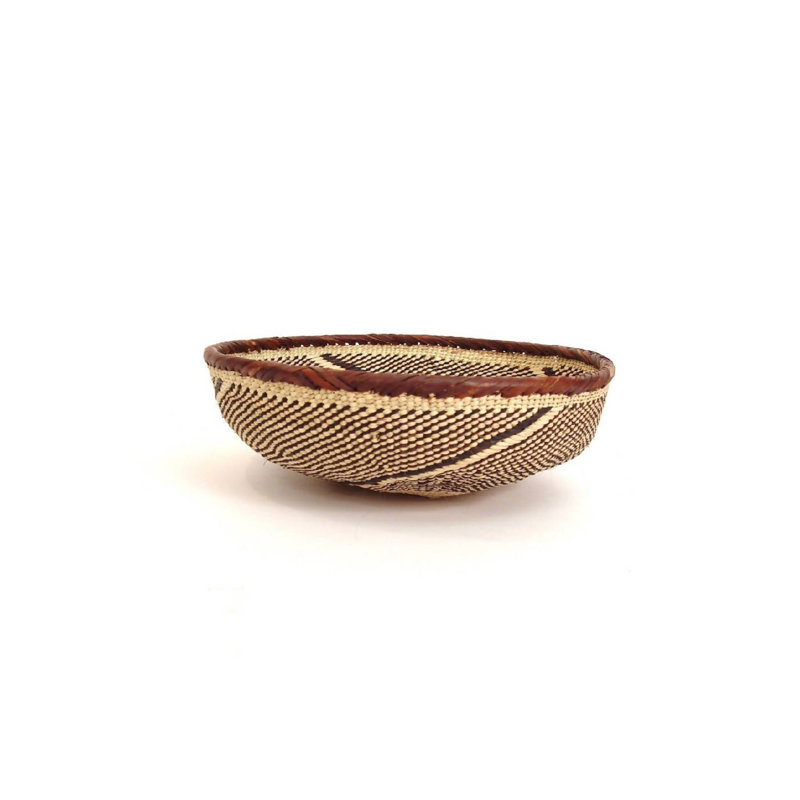 Tonga Basket Bowls, 2" H x 11.5" W x 11.5" D